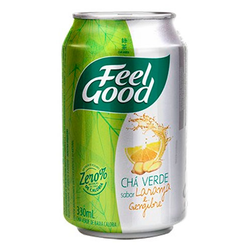 CHA FELL GOOD GENGIBRE/LARANJA LT 350MLX12 BEBIDAS FRIAS