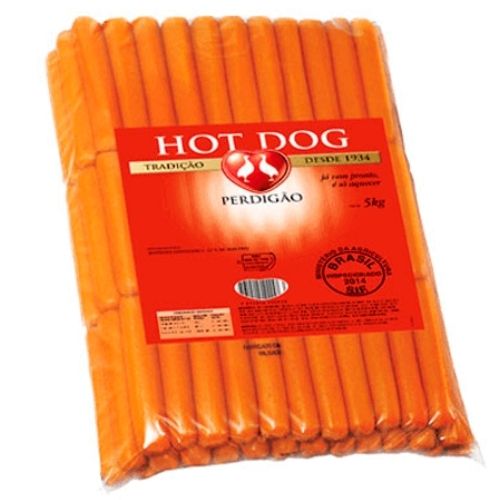 SALSICHA HOT DOG PERDIGAO PCT 5KG-CONGELADOS