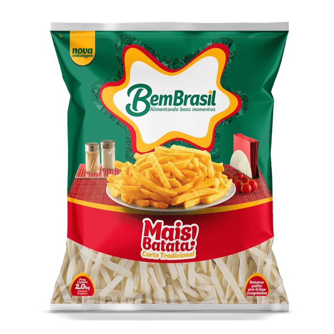 BATATA CONGELADA BEM BRASIL PCT 2 KG CONGELADOS