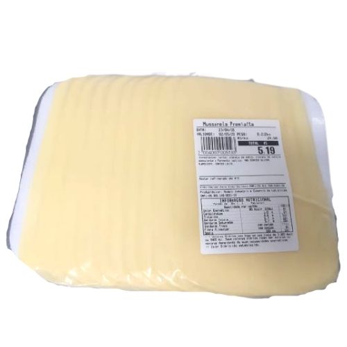 MUSSARELA FATIADA 1KG RESFRIADOS