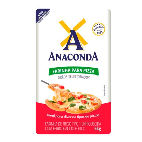 FARINHA TRIGO ANACONDA PIZZA 5X5KG MERCEARIA EM GERAL