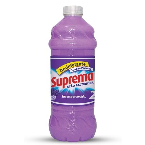 SUPREMA DESINFETANTE LAVANDA BOUQUET 2LT-LIMPEZA E HIGIENE