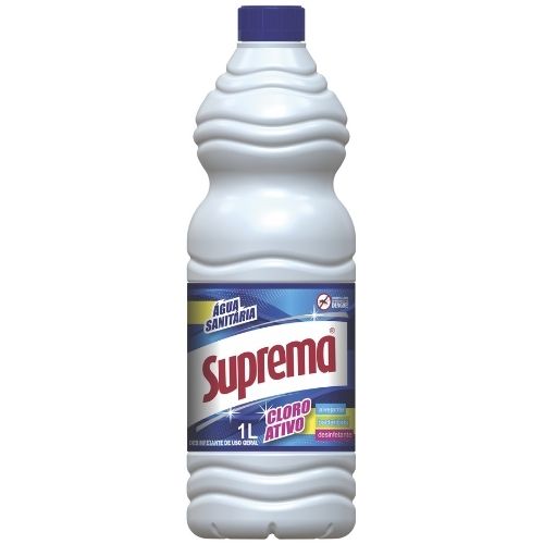 SUPREMA AGUA SANITARIA 1L LIMPEZA E HIGIENE