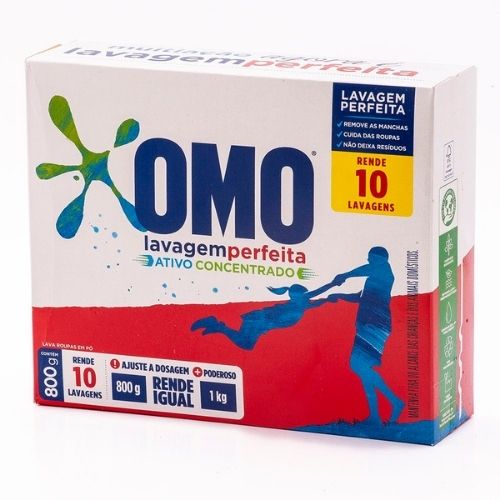 SABAO EM PO OMO 800GR LIMPEZA E HIGIENE