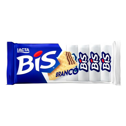 CHOC BIS LACTA BRANCO 100,8G C/16 DOCERIA