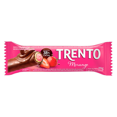 TRENTO MORANGO (ROSA ESCURO) 29G C/16 DOCERIA