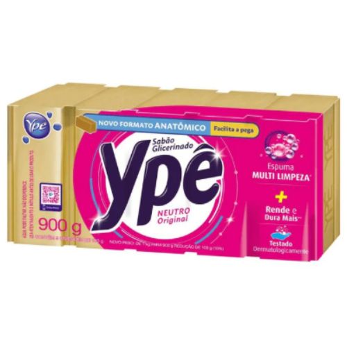 SABAO PEDRA YPE NEUTRO 5X180G LIMPEZA E HIGIENE