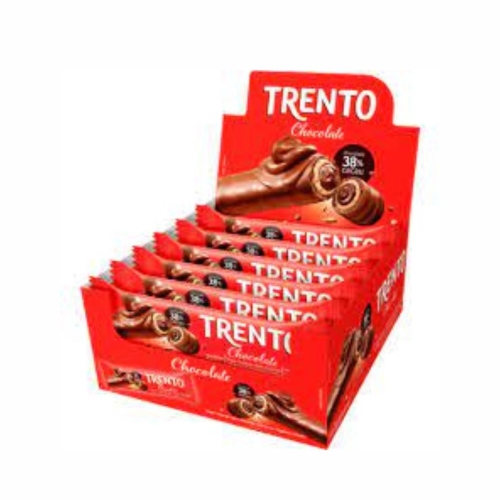 CHOCOLATE TRENTO CHOCOLATE (VERMELHO) 32GX16UNIDS DOCERIA