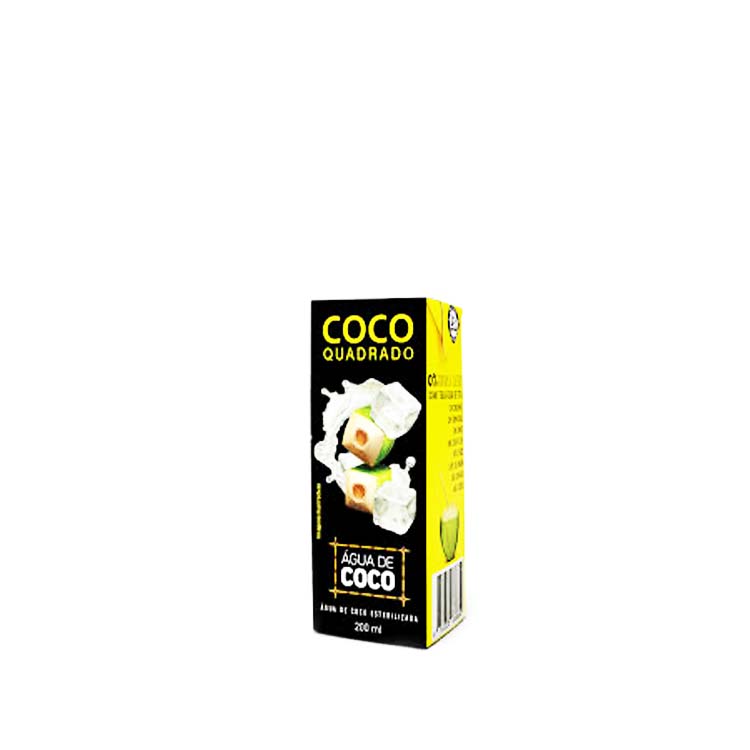 AGUA DE COCO COCO QUADRADO 200MLX27 UNIDS BEBIDAS FRIAS