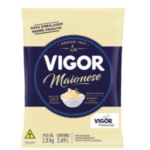 MAIONESE VIGOR BISNAGA 2,8KG-MERCEARIA EM GERAL