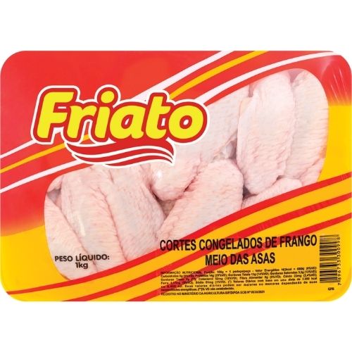 FRANGO/ MEIO DA ASA FRIATO 1KG CONGELADOS