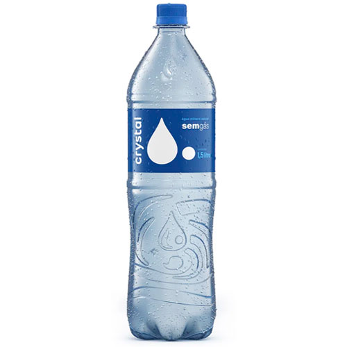1,5 AGUA S/GAS CRYSTAL PCT C/8 BEBIDAS FRIAS
