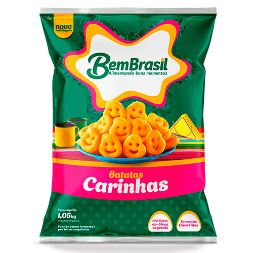 BATATA CARINHAS BEM BRASIL 1,05KG CONGELADOS