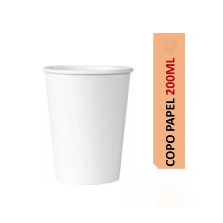 200ML COPO PAPEL FNS PCT C/50-EMBALAGENS/DESCARTAVEIS