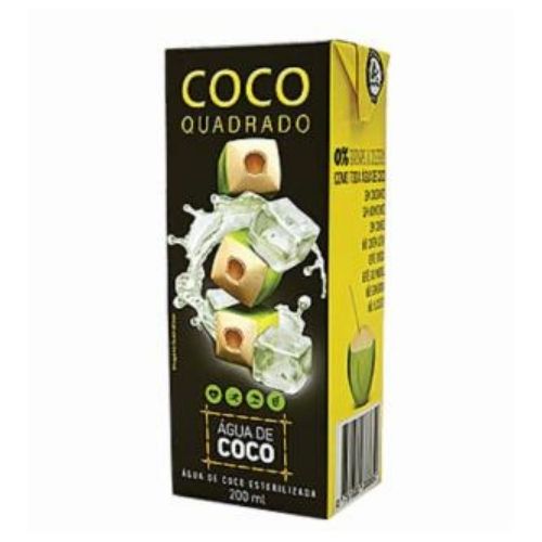 AGUA DE COCO COCO QUADRADO 200MLX27 UNIDS BEBIDAS FRIAS
