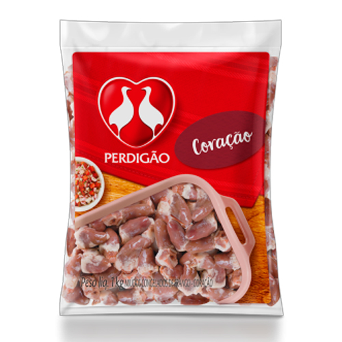 FRANGO / CORACAO DE FRANGO PERDIGAO 1KG CONGELADOS