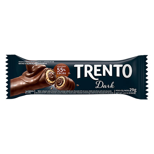 TRENTO DARK (PRETO) 29G C/16 DOCERIA