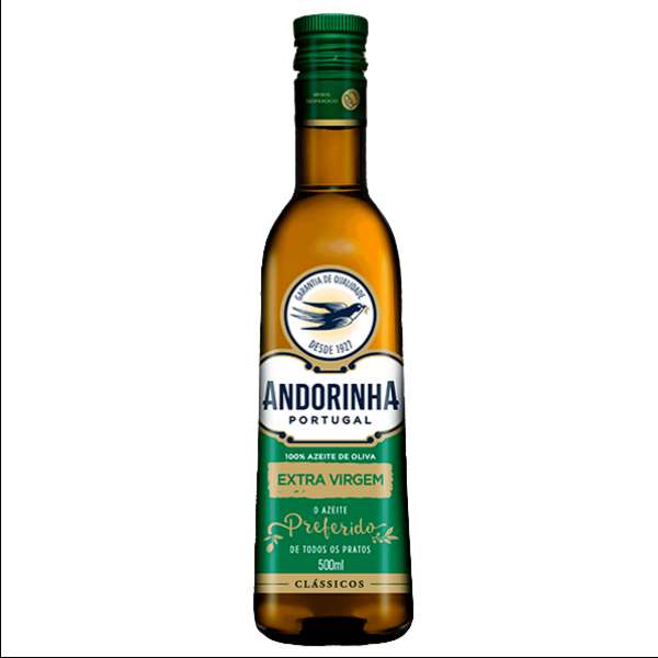 AZEITE ANDORINHA EXTRA VIRGEM VD 500ML MERCEARIA EM GERAL