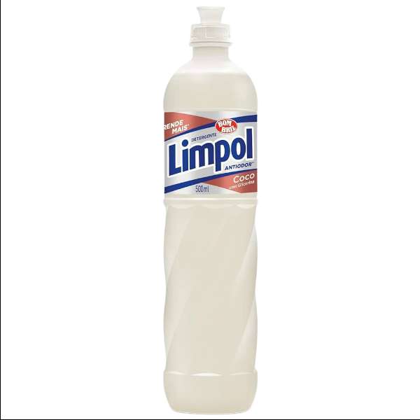 DETERGENTE LIMPOL COCO 500ML LIMPEZA E HIGIENE