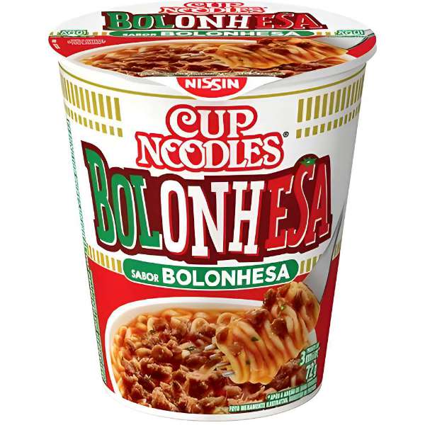 CUP NOODLES BOLONHESA 72G MERCEARIA EM GERAL