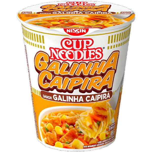 CUP NOODLES GALINHA CAIPIRA 69G MERCEARIA EM GERAL