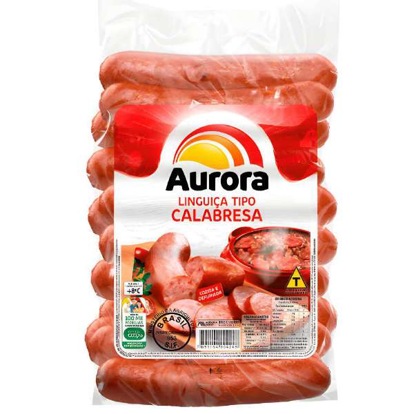LINGUICA CALABRESA AURORA PCT 5KG RESFRIADOS