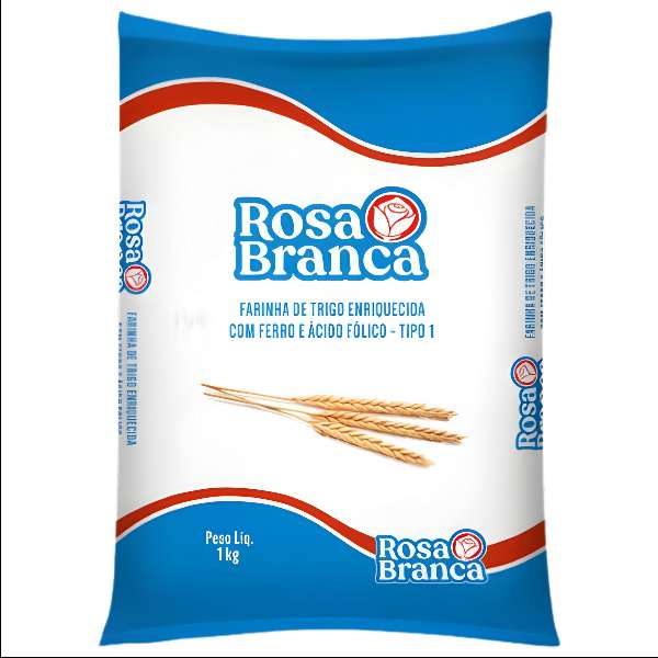 FARINHA DE TRIGO ROSA BRANCA T1 PCT 1KG MERCEARIA EM GERAL