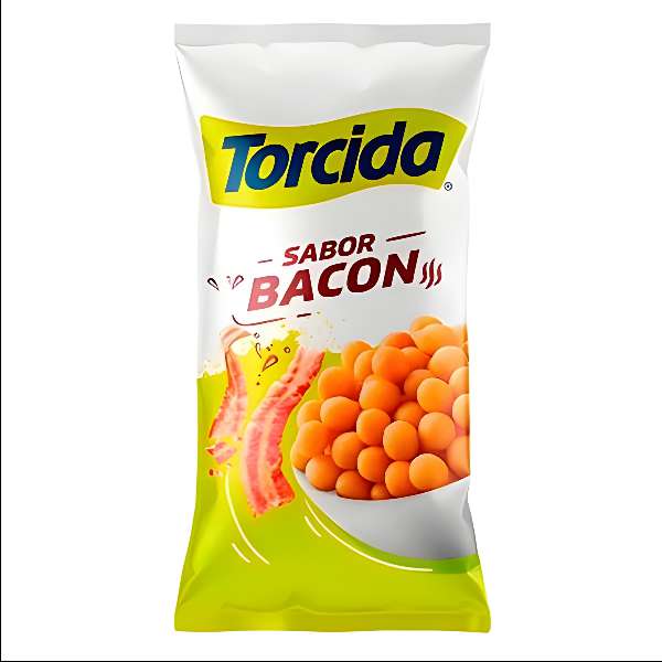 SALGADINHO TORCIDA BACON C/24UN 60G DOCERIA