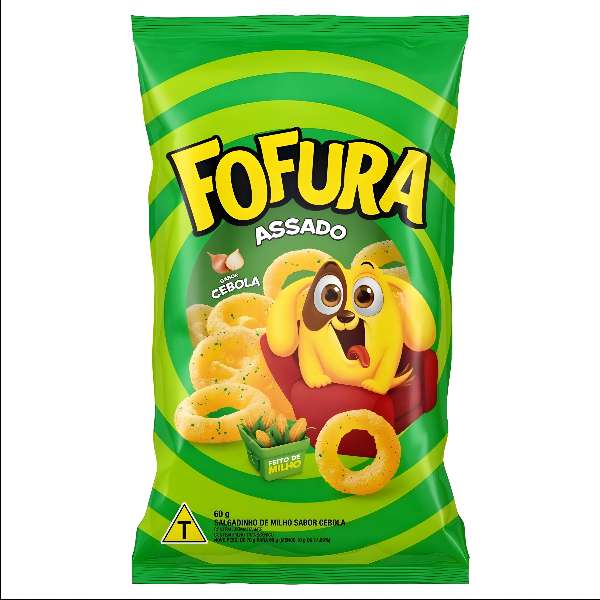 SALGADINHO FOFURA CEBOLA C/10X60G DOCERIA