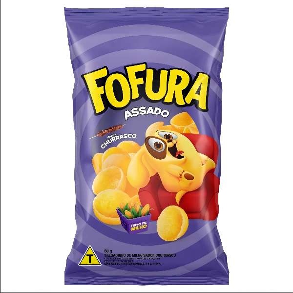SALGADINHO FOFURA CHURRASCO C/10X60G DOCERIA