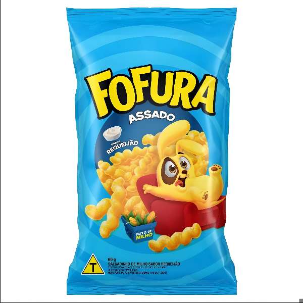 SALGADINHO FOFURA REQUEIJAO C/10X60G DOCERIA