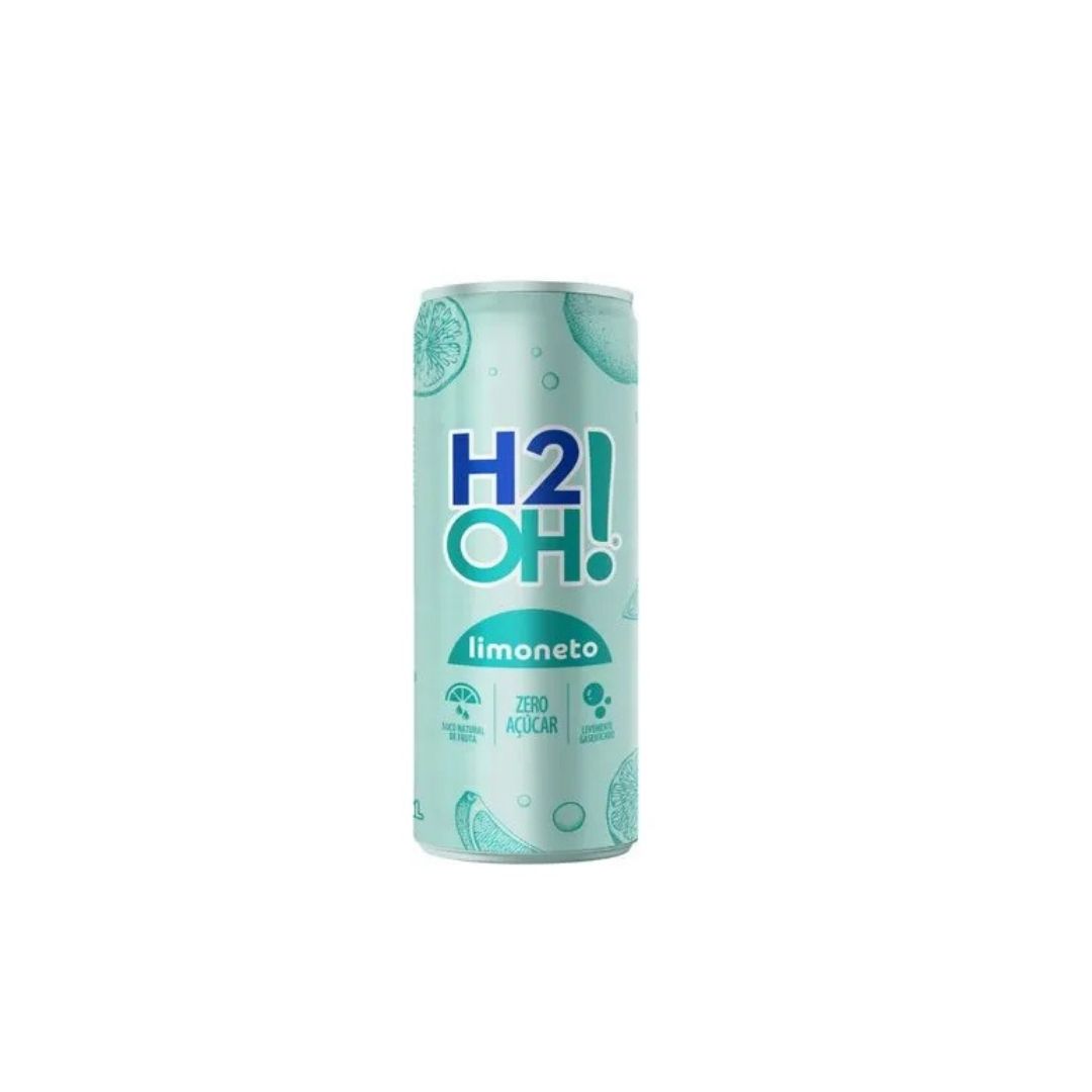 H2OH LIMONETO 350ML LATA C/12 BEBIDAS FRIAS