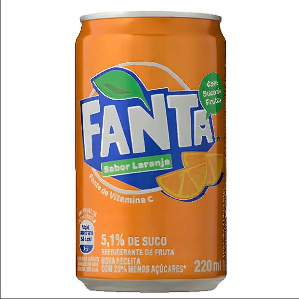 MINI FANTA LARANJA LT 220MLX6 BEBIDAS FRIAS