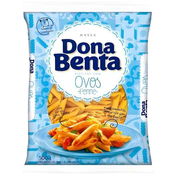 MACARRAO PENNE DONA BENTA 500G MERCEARIA EM GERAL