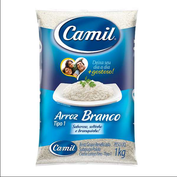 ARROZ CAMIL 1KG UN MERCEARIA EM GERAL