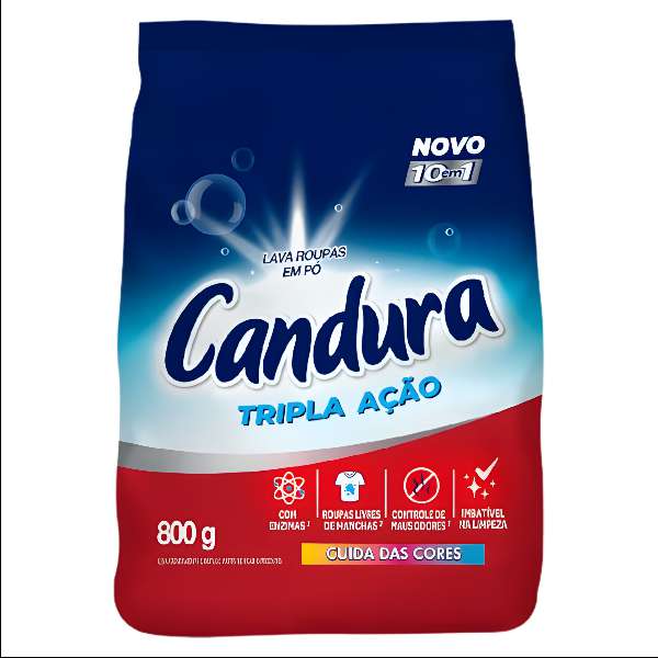 SABAO EM PO CANDURA TRIPLA ACAO 800G LIMPEZA E HIGIENE