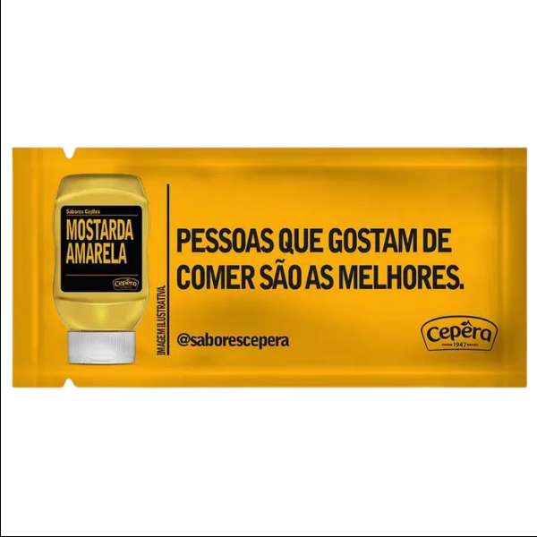 SACHE MOSTARDA CEPERA 175X7GR MERCEARIA EM GERAL