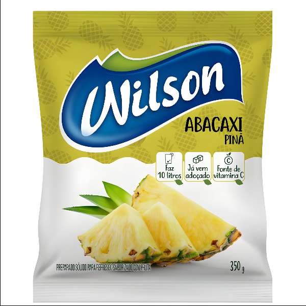 SUCO EM PO ABACAXI WILSON 350GR BEBIDAS FRIAS