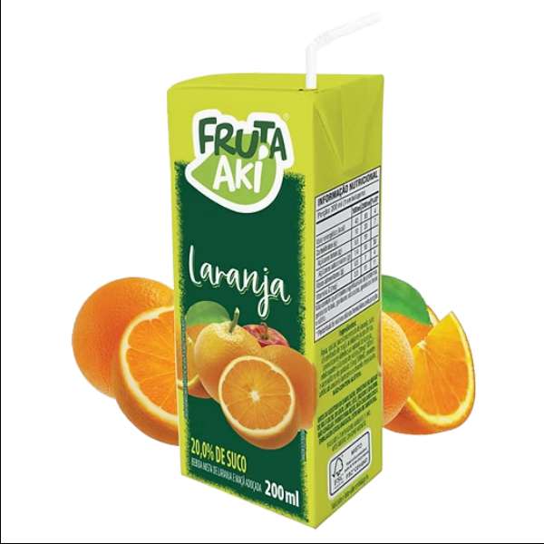 TP FRUTA AKI LARANJA 200ML C/27 BEBIDAS FRIAS