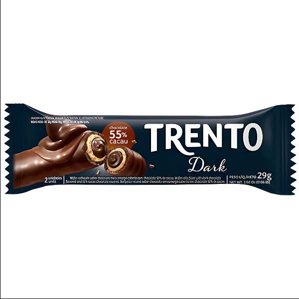 TRENTO DARK (PRETO) 29G C/16 DOCERIA