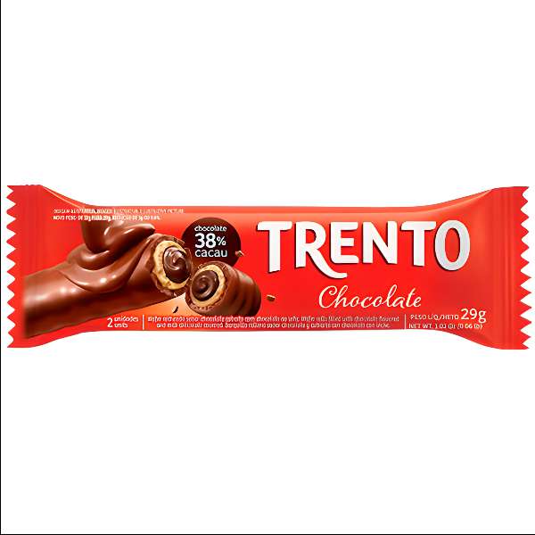 TRENTO CHOCOLATE (VERMELHO) 29G C/16 DOCERIA