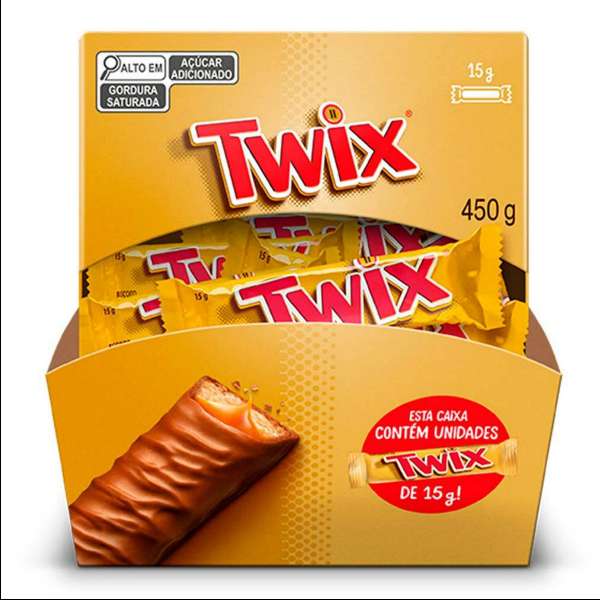 CHOCOLATE TWIX CARAMELO 15GX30 DOCERIA