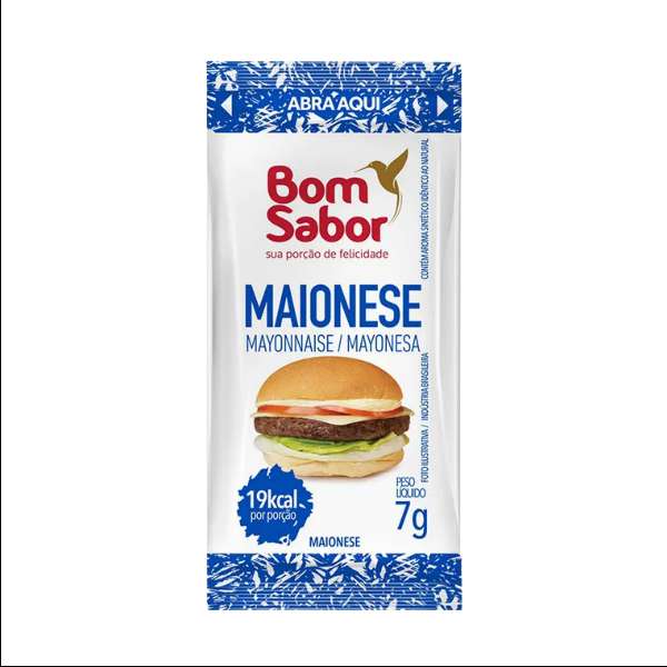 SACHE MAIONESE BOM SABOR 182X7GR MERCEARIA EM GERAL