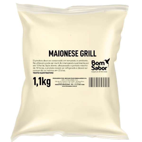 MAIONESE GRILL BOM SABOR 1,1KG MERCEARIA EM GERAL