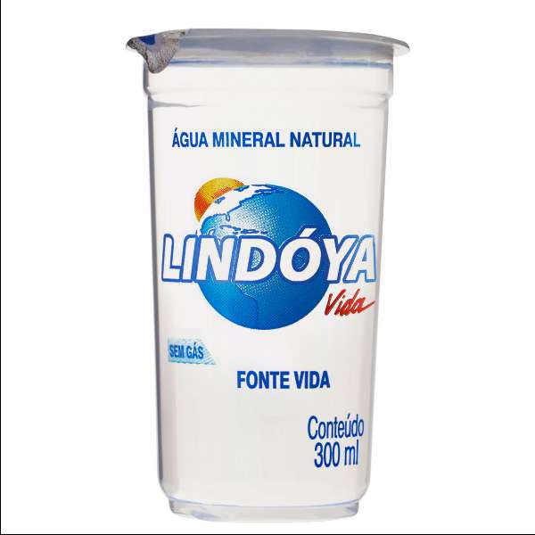AGUA COPO LINDOYA VIDA 300ML X 48 BEBIDAS FRIAS