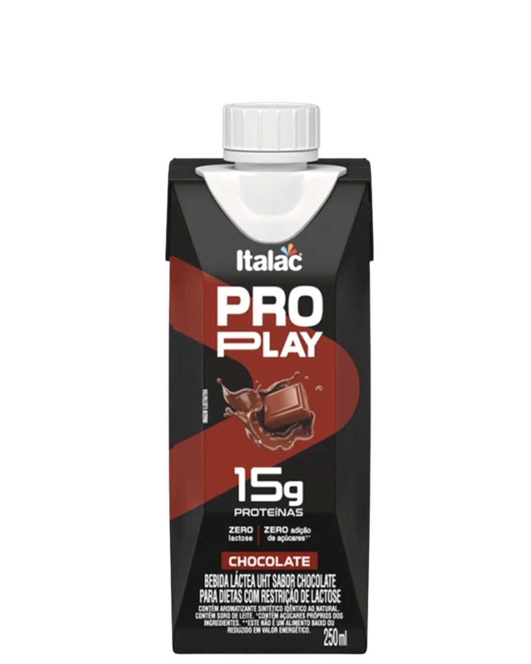 BEBIDA LACTEA WHEY ITALAC CHOCOLATE 250ML C/12 MERCEARIA EM GERAL