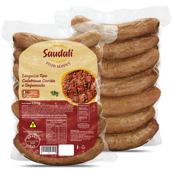 CALABRESA DEFUMADA SAUDALLI 2,5KG RESFRIADOS
