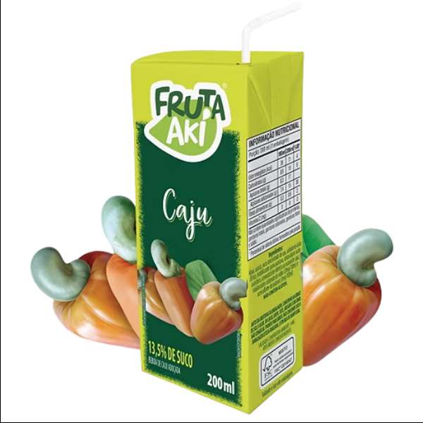 TP FRUTA AKI CAJU 200ML C/27 BEBIDAS FRIAS
