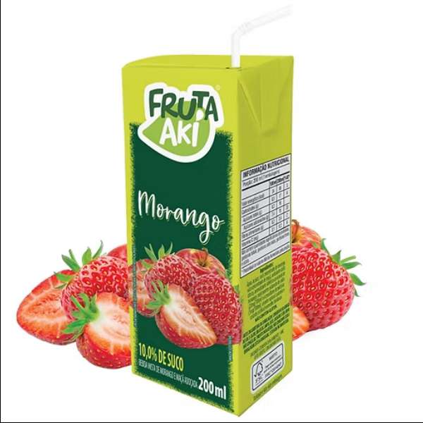 TP FRUTA AKI MORANGO 200ML C/27 BEBIDAS FRIAS