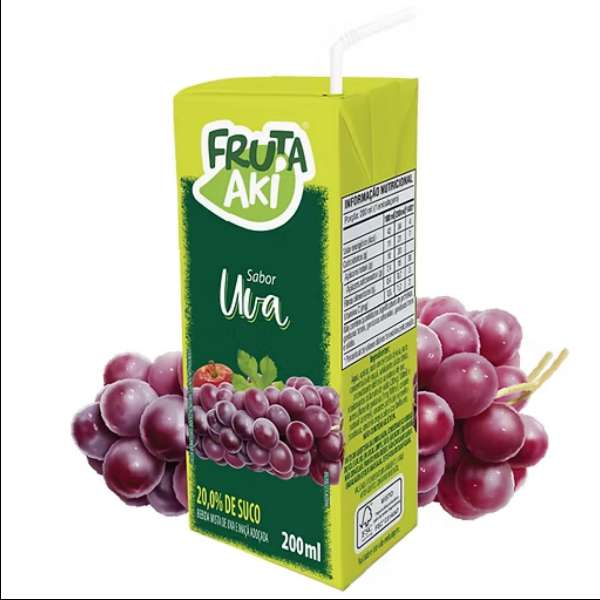 TP FRUTA AKI UVA 200ML C/27 BEBIDAS FRIAS